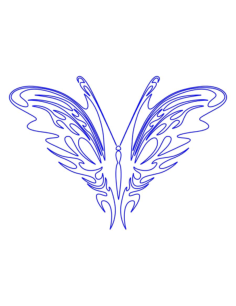 Tribal Butterfly Design Vector Art Kids Kids Coloring Pages Pdf, Free Vectors File